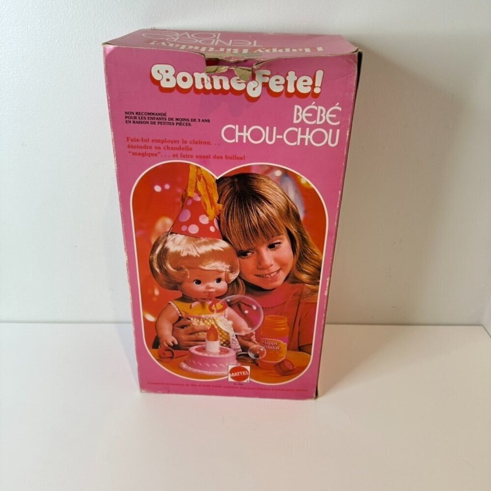 VINTAGE 1975 Mattel Happy Birthday Tender Love Doll NIB Rare New In Box - Picture 2 of 10